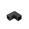 Conector de grinda forma L negru 102x206x204x2.0 negru